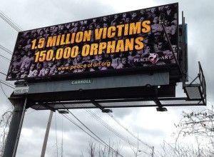 101st Anniversary Genocide Commemorative Billboards Go Up in Boston