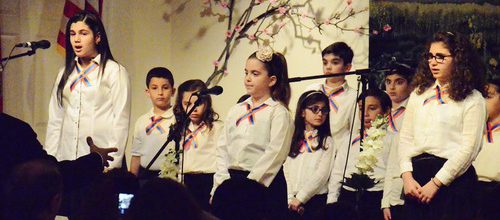 Hamazkayin NY ‘Dzirani’ Children’s Choir Gives Debut Performance