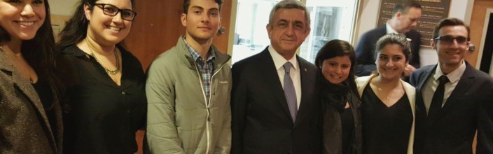 AYF-YOARF Welcomes Sarkisian  to Hairenik Headquarters
