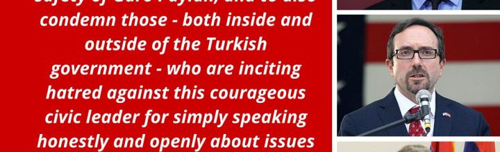 ANCA Calls on US Ambassador to Turkey to Condemn Attacks on Garo Paylan